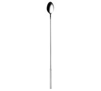 Generic 12 Inches Long Handle Steel Bar Spoon Smooth Mixing Stirrer for Coffee Tea Bar 1Pc