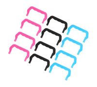 Generic 12 Pcs Pet Cage Handle Rat Cage Bird Cages Pet Supplies Cat Cage Handles Rabbit Cage Dog Crate Replacement Parts Hamster Cage Handle Rabbit Crate Handle Birdcage Supplies Plastic
