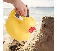 Generic 1200ml Cartoon Watering Can for Kids, Fun Beach Toy for Gardening, Eco-Friendly Plastic Duck, Elephant, Dolphin (duck yellow)