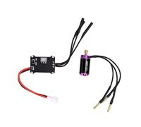 Generic 1224 4500KV Brushless Motor 25A ESC Combo for SCX24 RC Car Model- Advanced Technology for Precise Control, Fit for Enthusiasts, Alloy+PVC Material