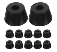 Generic 12pcs Anti Vibration Speaker Isolation Pads - 12mm Hole Rubber Feet Replacement for Loudspeakers Bookshelf Audio Turntables - Non-Skid Stable Sound Quality & Equipment Protection