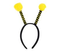 Generic 12pcs Bee Headband Adult Bee Costume Hair Bands Football Bopper Yellow Up Headband Bee Suit Bumble Bee Headband Stitch Headband Hair Extensions Hair Nets for Buns