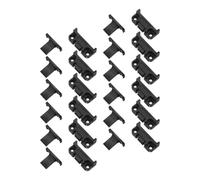 Generic 12pcs Black Abs Cabinet Corner Connectors with Quick Assembly and Tool Free Installation, Straight Push Furniture Cabinet Connector for Modern Homes and Custom DIY Furniture