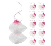 Generic 12pcs Camping Lantern Mantles Made of Sturdy Rayon, Enhanced Brightness and Resistant to Breaking, for Night Hikes and Lakeside Camp Outdoor Use