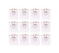 Generic 12pcs Cartoon Panda Pattern Paper Tote Bags with Square Bottom Strong Cardpaper Material Party Favour Bags for Birthday and Wedding