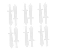 Generic 12pcs Diy Graffiti Toy Swords for Kids Portable Pretend Play Knight Accessories Safe Role Play Props for Parties and Halloween Decorations