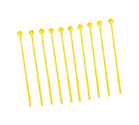 Generic 12pcs Handheld Kids Drum Sticks Drum Hammer Set Large Yellow Teaching Aids for Boys and Girls for Music Education and Play