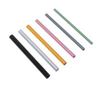 Generic 12pcs Metal Nail Shaping Rods Set for Nail Molding Portable Manicure Tools with Aluminum Curve Tubes