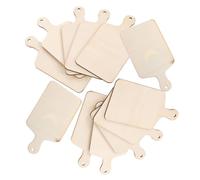 Generic 12pcs Mini Wooden Cutting Boards DIY Craft Charcuterie Small Chopping Boards Household Wood for Art Projects