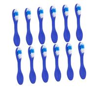 Generic 12pcs Security Toothbrushes with Short Handles Soft Bristles for Prisoners for Travel and Institutional Settings Designed for Safety and Multienvironment Use