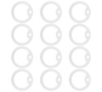 Generic 12pcs Silicone Dog Tag Silencers for Pet Collar with Glow in The Dark Feature and Noise Reduction, Sturdy Tag Protector Sleeves for Silent Outdoor Activities