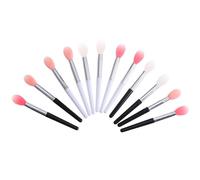 Generic 12Pcs Silicone Lip Brush Set Applicator for Lipstick and Lip Mask Small Makeup Lipstick Applicators in Mixed Colors and Makeup Application