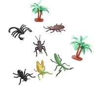 Generic 12pcs Soft Plastic Model Toy Teaching Aids Realistic Animal Model for Kids Nature Cognition Home Decor