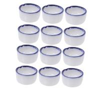 Generic 12pcs Spider Scorpion Birdbath Water Cup Guinea Pig Food Bowl Leopard Gecko The Animal Pet Water Dispenser Animals Pet Feeder Guinea Pig Accessories Water Trough Ceramics Blue