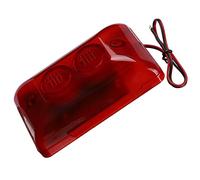 Generic 12V 15W 120dB Wired Alarm Strobe Siren Red Light Sound Siren Strobe Flashing Alarm with High Decibel Super Bright LED for Home Hotel Safety