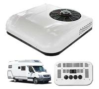 Generic 12V/24V Parking Air Conditioner for Minivans, RVs, Trucks & Campers - 2200W Cooling, Quiet Operation, Auto Low Voltage Protection, ABS Shell, Remote Control, Roof & Rear Wall Mountable