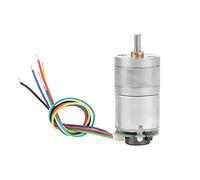 Generic 12V DC Encoder Gear Motor Metal Durable Low Noise Speed Reduction for Window Opener Door Opener (DC12 70RPM)