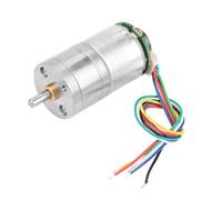 Generic 12V Metal DC Encoder Gear Motor High Torque Low Noise Speed Reduction Motor for Window Opener and Door Opener with Pure Copper Wire Coil (DC12 70RPM)