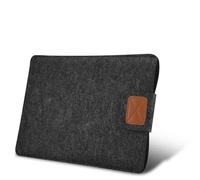 Generic 13in Notebook Case Durable Anti-Collision Laptop Bag Sleeve Case for Everyday Use PU Felt Black Gray (13 Inch)