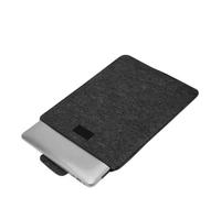 Generic 13in Notebook Case Durable Protective Laptop Bag Sleeve Case for Daily Use PU Felt Black Gray (13 Inch)