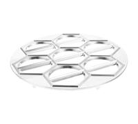 Generic 14-Hole Aluminum Alloy Dumpling Mold Kitchen Dumpling Maker Pelmeni Press Empanada Meatball Maker Household Kitchen Essential for Homemade and Wontons