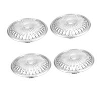 Generic 14 Inch Silver Hubcaps Wheel Covers Set for Cars Trucks SUVs Durable ABS Snap Fit