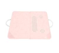 Generic 14" Pink Laptop Sleeve Bear Pattern PU Leather Protective Cover for 14inch Laptop, Water Resist Box/Cover with Handle for Daily Commutes, School, or Travel