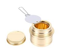 Generic 140ML Portable Alcohol Stove Durable Stainless Steel Cooking Solution for Backpacking Camping Adventures