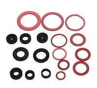 Generic 141pcs High Density NBR O Ring Seal Rubber Washer Set for Tap Plumbing Gasket Sealing, for Various Applications