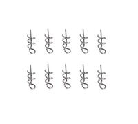 Generic 14mm Stainless Steel Soft Bait Pins, Durable Fishing Accessories for Crank Hooks, 100PCS for Anglers