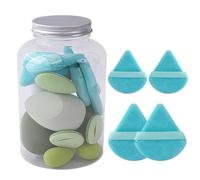 Generic 14pc Makeup Blender Sponge Set, Soft Beauty Sponge Blender & Powder Puff, Wet & Dry Use, For Foundation, Concealer, Setting Powder