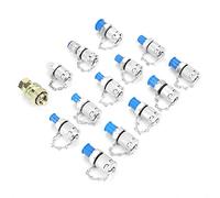 Generic 14pcs Hydraulic Test Adapter Set for Efficient Pressure Detection in Hydraulic Systems Steel Material