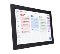 Generic 15.6 Inch Smart Interactive Touch Screen Family Planner Chore Chart for Home Use Black (UK Plug)