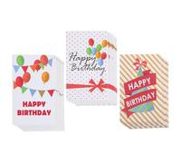 Generic 150Pcs Birthday Cards with Envelopes Assorted Paper Greeting Cards for Boys Adults Suitable for Birthday Party Decorations and Personalization