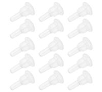 Generic 150pcs Clear Silicone Earring Backs Soft Transparent Ear Pads Secure Stoppers for Studs and Hook Earrings Jewelry Making Supplies and Versatile Bulk Pack