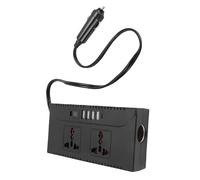 Generic 150W Car Power Converter Reliable and High-Efficiency Inverter with Multiple Outputs for Charging Electronics on the Go