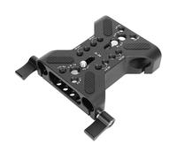 Generic 15mm Rail Camera Base Plate Ergonomic Design Arrow Storage Case Baseplate for Photography Enthusiasts Aluminum Alloy