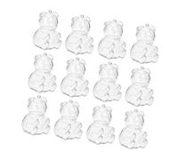 Generic 15pcs Bear Shaped Candy Boxes 7cm Small Treat Containers for Party Favors Wedding Shower Snack Packaging Storage