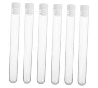 Generic 15pcs Plastic Test Tubes for Eyelash Wands Clear Makeup Brush Holder Compact Portable Wand Storage for Travel Easy Clean Design for Eyelash Applicators