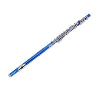 Generic 16 Keys C Flute for Students, Cupronickel Closed Hole Flute with Sheep Casing Pads, Professional Tuning