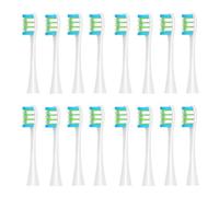 Generic 16pcs Brush Heads, Compatible with Oclean, Sonic X X Pro Z1 | For SE, F1, One, PW01, 03, 05, 07, 09 P5, X PRO, Air 2, Flow(16 white)