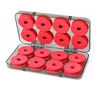 Generic 16pcs Fishing Line Storage Foam Spools, Foam Fishing Winding Board, Fishing Line Organizer Accessories