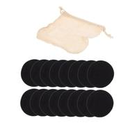 Generic 16Pcs Makeup Remover Pads Reusable Cleansing Face Pads for Deep Pore Cleaning Travel Friendly Washable Face Cloths with Laundry Bag for Daily Skin