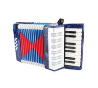 Generic 17 Key Accordion Beginner Friendly Musical Instrument For Children, ABS Material, Deep Blue, For Students, Performers, Kids
