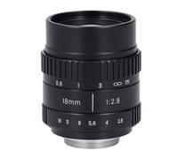 Generic 18mm F2.8 Wide Angle Manual Lens for MFT Mount Cameras, Aluminum Alloy Construction, Close-up Photography, Ultra Wide-Angle, Lightweight Design, Lens for Macro 4/3 Mount