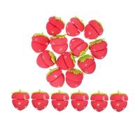 Generic 18pcs Strawberry Heatless Curlers Soft Sponge Rollers for Women Hair Gentle Overnight Styling Tool for Natural Curls and Waves Use Sleep Hair Curlers
