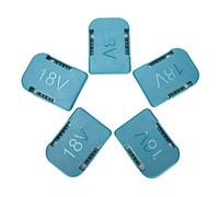 Generic 18V Dual Using Lithium Battery Holder for Green, Set of 5, Sturdy ABS Tool Battery Mounting Shelf for Global Trade Professionals