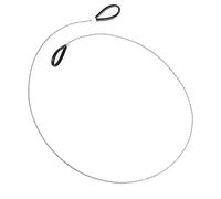 Generic 1m Rope Wire Saw 1200mm Steel Cable Outdoor Survival Scroll Fast Main Metal