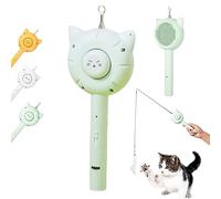 Generic 1PC 5 in 1 Cat Brush Dog Brush, Self Cleaning Pet Grooming Brush for Short or Long Haired Cats Puppy Kitten Massage to Remove Loose Undercoat, Mats, Tangled Hair and Shed Fur (Green)