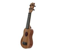 Generic 1pc Beginner Ukulele Guitar Educational Instrument for Safe and Durable Plastic for Young Musicians and Learning Music Skills